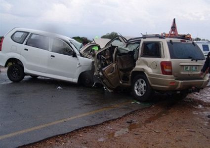 حادث سير على طريق وادي النار يخلف 7 اصابات