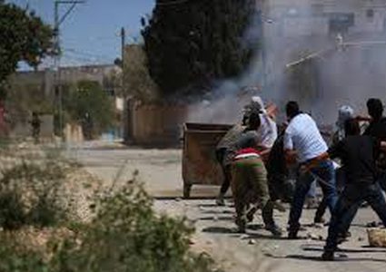 إصابات بالاختناق خلال مواجهات مع الاحتلال في سبسطية