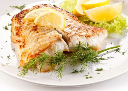 سمك فيليه متبل للرجيم