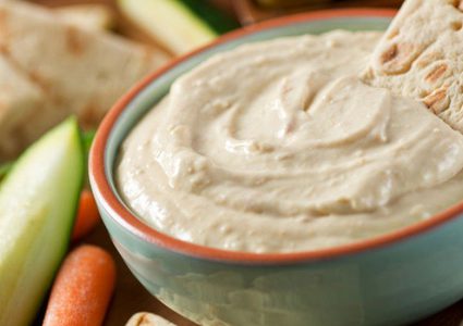 متبل الكوسا بالطحينة