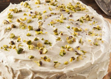 كيكة الفستق الحلبي