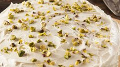 كيكة الفستق الحلبي