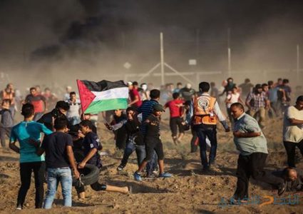 شهيد وإصابات برصاص الاحتلال والاختناق شرق قطاع غزة