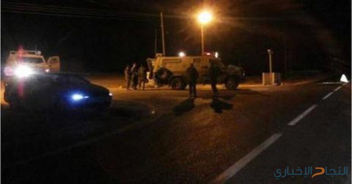 الاحتلال ينصب حاجزا عسكريا على مدخل واد رحال جنوب بيت لحم