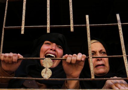 تشييع جثمان الشهيد عابد من رفح