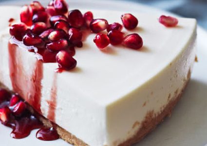 تشيز كيك بالرمان
