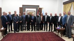 الرئيس يستقبل رئيس وأعضاء مجلس اتحاد الصناعات الفلسطينية