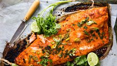 تتبيلة السمك المشوي على الفحم