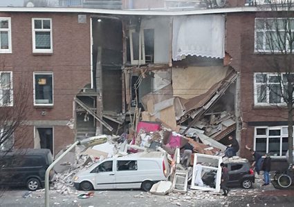 انفجار في لاهاي يتسبب في انهيار منازل