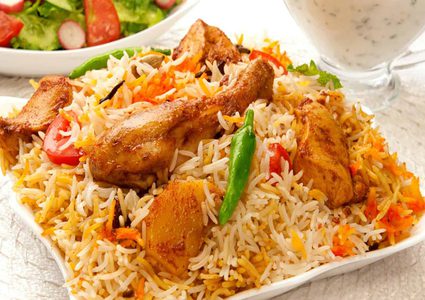 طريقة عمل البرياني الملون