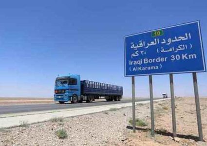 بدء دخول الشاحنات الأردنية للعراق