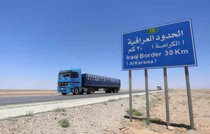 بدء دخول الشاحنات الأردنية للعراق