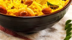 الأرز بالكاري ... سهل وسريع