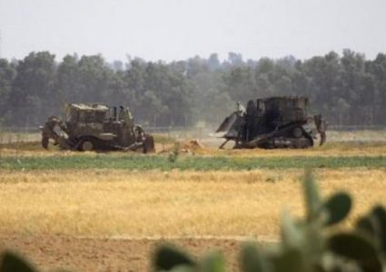 توغل لآليات الاحتلال جنوب قطاع غزة