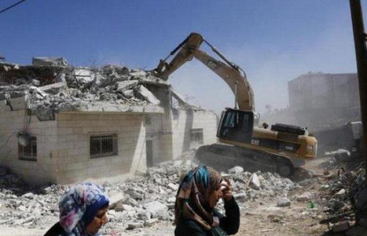 تقرير أممي - 20 مبنى هدمت خلال أسبوعين في الضفة الغربية