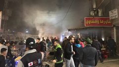 الدفاع المدني يسيطر على حريق اندلع بمطعم في النصيرات