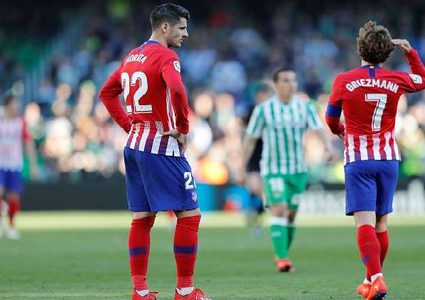 الدوري الإسباني.. أتلتيكو مدريد يسقط في فخ ريال بيتيس