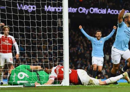 أغويرو يتألق ويضيق الخناق على ليفربول