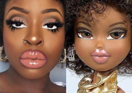 محبات المكياج يحولن أنفسهن إلى دمية "براتز" في تحد جديد