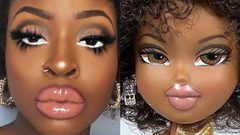 محبات المكياج يحولن أنفسهن إلى دمية "براتز" في تحد جديد