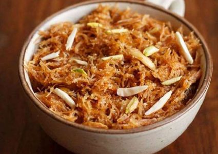 حلى الشعيرية بالقرفة