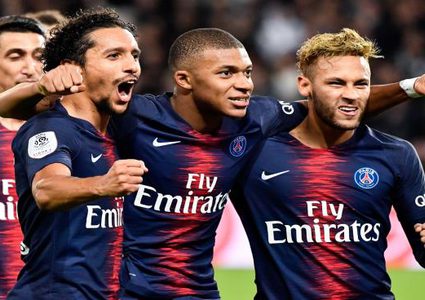 خط ألماني يفصل بين نيمار ومبابي