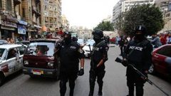 إصابات بين عناصر الشرطة في هجوم على حاجز أمني في مصر