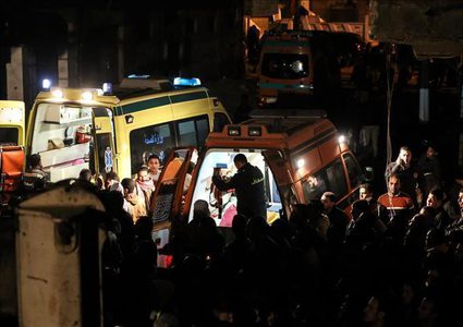 مصرع 3 بينهم سائحة ألمانية بانهيار عقار جنوبي مصر