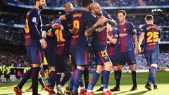 تشكيلة برشلونة في الكلاسيكو اليوم