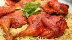 مندي الدجاج الحار مع الأرز