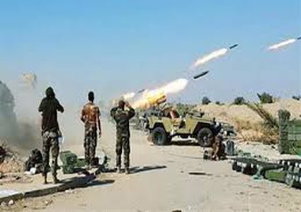 الحشد الشعبي العراقي يقصف مواقع في الأراضي السورية