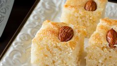 البسبوسة بالفستق الحلبي