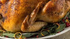 الديك الرومي بالفرن