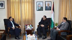 صيدم يلتقي السفير الأردني