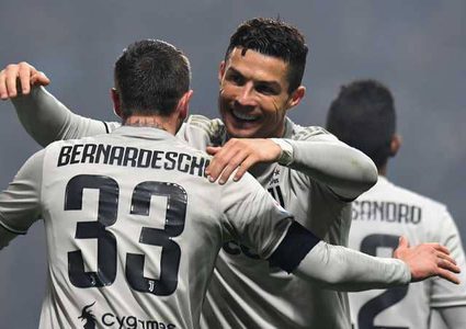 رونالدو يهز الشباك مجددا ويعزز صدارة يوفنتوس