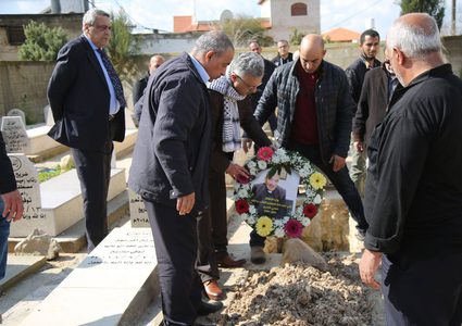 طولكرم تودع الكاتب صبحي شحرور