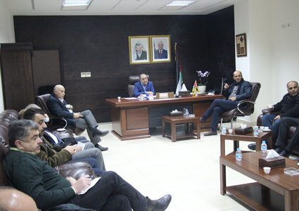 نابلس: مناقشة خطة تنظيم الأسواق وإزالة التعديات