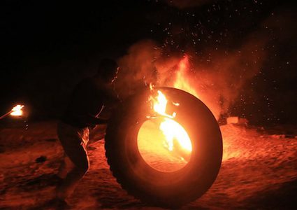 انطلاق فعاليات الارباك الليلي وسط القطاع