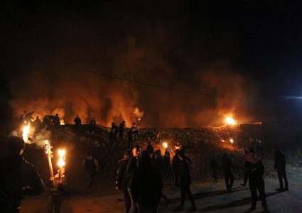 انطلاق فعاليات الإرباك الليلي لمشاغلة الاحتلال شرق خانيونس