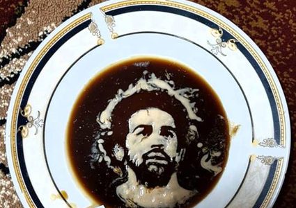 الفنون جنون.. أميرة رسمت محمد صلاح بالعسل والطحينة والبتنجان