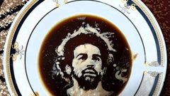 الفنون جنون.. أميرة رسمت محمد صلاح بالعسل والطحينة والبتنجان