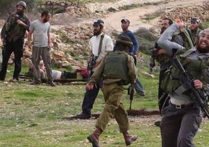 مستوطنون يهاجمون عصيرة القبلية جنوب نابلس