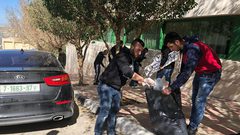 "التربية الرياضة" في النجاح ينظم  يوما تطوعيا