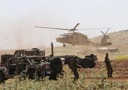 قوات الاحتلال تجري تدريبًا واسعًا لسلاح المدرعات