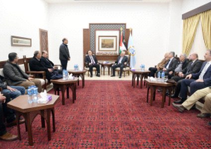 الرئيس يستقبل رئيس بلدية الناصرة