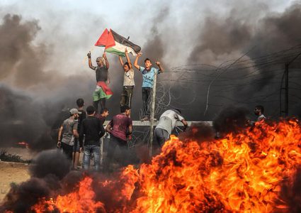 انطلاق فعاليات الإرباك الليلي  لمشاغلة الاحتلال شرق خان يونس