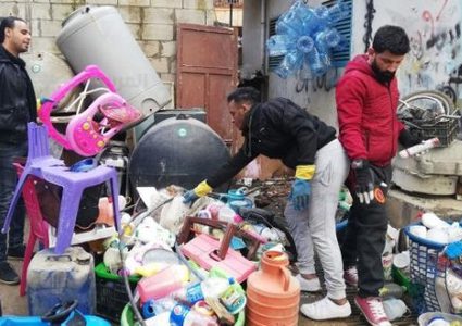 مبادرة فرز نفايات في مخيّم شاتيلا للاجئين
