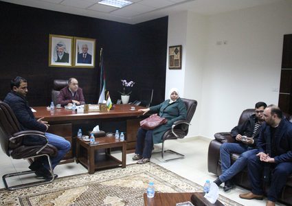 المحافظ رمضان يستقبل وفدا من جمعية بذور للتنمية والثقافة