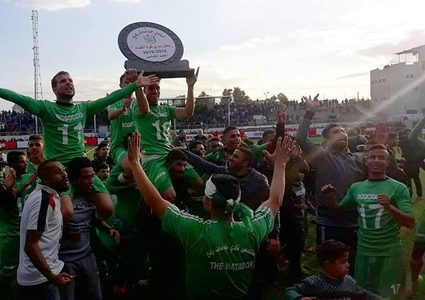 خدمات رفح يتوج بطلاً لدوري غزة الممتاز