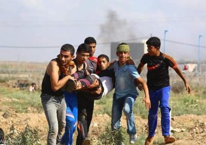 إصابة فتى برصاص الاحتلال شرق البريج